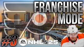 THE FIRST DRAFT  NHL 25 Franchise Mode  Philadelphia Flyers 3 [upl. by Welford]