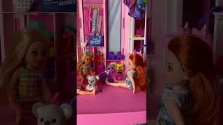 rotina na casa das barbies barbies historiadebarbie youtubekids [upl. by Singh]