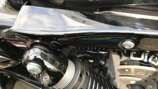 Harley Davidson Sportster 48 Demontage RücklichtBlinker [upl. by Savdeep]