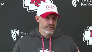 Chiefs offensive coordinator Matt Nagy met Thursday with the media [upl. by Blackwell]