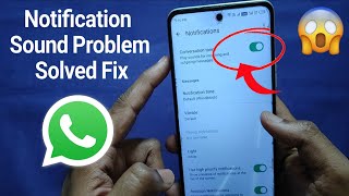 WhatsApp Notification Sound Problem 2024  How To Fix WhatsApp Notification Sound Problem [upl. by Atiuqer515]