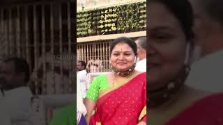 Rajendra Prasad Daughter Tirumala Darshan Video [upl. by Enitsirhk361]