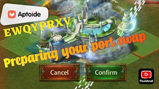 Evony Port swap tip for the decoy [upl. by Ayt]