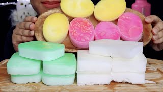 ASMR FOAM ICE SPONGE SOAP SHAPES JUST BITES 1518 [upl. by Alehc]