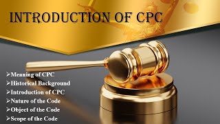 Introduction of Code of Civil Procedure 1908  CPC  Law Guru [upl. by Airetnahs447]