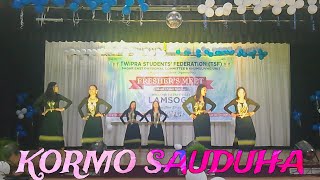 KORMO SAUDUHA  PERFORMANCE GDCK  3RD FRESHERS MEET PROGRAM TSF SEDC 2023 [upl. by Eitsud12]