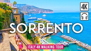 Sorrento 4K Walking Tour Italy  Tour with Captions amp Immersive Sound 4K Ultra HD60fps [upl. by Reilly]