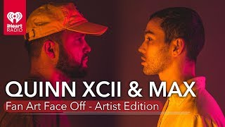 MAX amp Quinn XCII Draw Fan Art Of Each Other  Fan Art Face Off Artist Edition [upl. by Kenlee356]