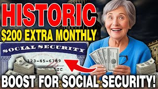 SSA Made Historic Move 200 Finally Raising In Every 4873 Monthly Check For Social Security amp SSDI [upl. by Willet371]