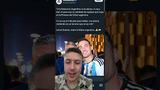 SCALONI VERGUENZA 🤍❤️🤍 viral parati river riverplate riveroficial seleccionargentina [upl. by Ahsieket]