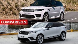 2018 Range Rover Sport vs 2018 Range Rover Velar Comparison  True Luxury SUVs [upl. by Dodwell]