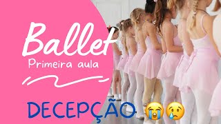 PRIMEIRA AULA BALLET BABY CLASS 🩰 ballet babyclass baby [upl. by Yr342]