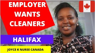 EMPLOYERS HIRING CLEANERS IN HALIFAX CANADA FOR PERMANENT AND FULLTIME JOBS [upl. by Slin]