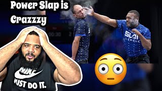 CHISELED ADONIS  Power Slap Is CRAZY  REACTION  TRY NOT TO LAUGH [upl. by Yliak]