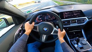 2022 BMW M4 M440i xDrive Coupe  pov test drive [upl. by Brunell]