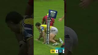 Physical DOMINANCE from Edwil Van Der Merwe to score for the Lions 💪 shorts [upl. by Akeenahs]