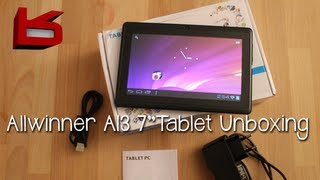 Allwinner A13 Q88 7quot Android Tablet  Unboxing [upl. by Euqinad]