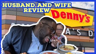 DENNYS BRISKET MAC and CHEESE CREPE and PHILLY STEAK OMELETTE Review with My Wife [upl. by Kunkle]