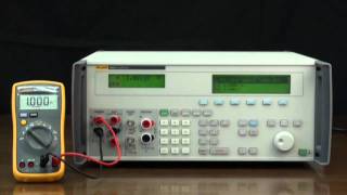 The 5080A MultiProduct Calibrator Calibrating a Digital Multimeter [upl. by Abbotsun822]