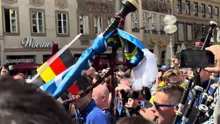 Highland Cathedral  Munich Germany Marienplatz Tartan Army  Scotland Euro 2024 [upl. by Acir]