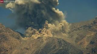 Nov 5 2024 Semeru Volcano Eruption Caught on Camera [upl. by Yrolam627]