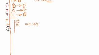 Disjunction Elimination example [upl. by Ioved474]