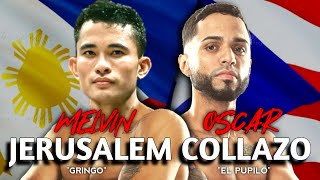 MELVIN JERUSALEM VS OSCAR COLLAZO FIGHT [upl. by Ahsinhoj]