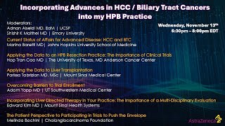 Incorporating Advances in HCC  Biliary Tract Cancers into my HPB Practice [upl. by Whitaker859]