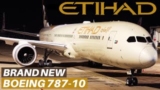 ETIHAD AIRWAYS Brand New BOEING 78710 Economy Bangkok  Abu Dhabi  Flight Review [upl. by Diraj]