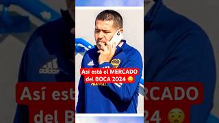 Así está el MERCADO de BOCA 2024 😱 Refuerzos y salidas BocaJuniors FutbolArgentino Futbol [upl. by Reppiks]