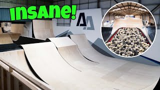 Riding The Worlds Biggest Indoor Skatepark [upl. by Mallis]