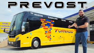 Un autobús IMPONENTE  PREVOST H345  Tornado Bus Company [upl. by Chrysa]