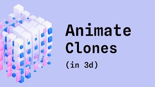 How to animate clones for 3D motion graphics on Spline [upl. by Liliane376]