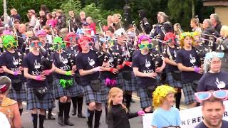 PIPE BAND STREET PARADE AT COWAL HIGHLAND GATHERING 2023 [upl. by Misty248]