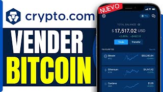 Como Vender Bitcoin En CryptoCom  En 2024 [upl. by Nylra]