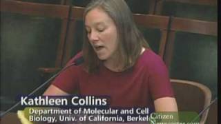 Kathleen Collins PhD Testimony Methyl Iodide hearing [upl. by Liryc]