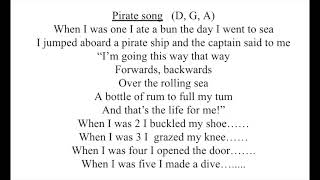 Pirate Song  Porritt Primary [upl. by Yorle]