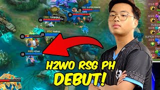 H2WO RSG PH DEBUT GAME IN MPL PH [upl. by Bainbridge]