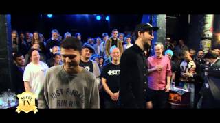 SKEEZ TV BATTLES DOBBEL VS ANDRE JENSEN [upl. by Enirtak]