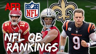 NFL QB Rankings  Where is Saints QB Derek Carr [upl. by Ssenav803]