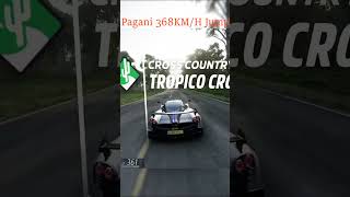 Pagani Huayra Bc insane Jump 368KMH fh5 shorts [upl. by Saleem951]