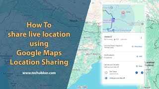 How to share live location on Google Maps using Google Maps Location Sharing googlemaps [upl. by Ttereve]