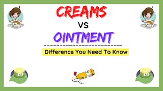 Ointment and Cream Difference Cream vs Ointment Semisolid Dosage Form Pharmaceutics Made Easy [upl. by Rai]