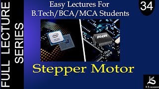 Stepper Motor  Microprocessor And Microcontroller  BTech  Lect 34 [upl. by Ennasirk816]