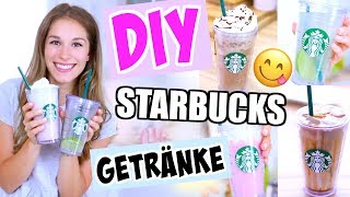 DIY Starbucks Getränke in 5 Minuten Mega einfach  günstig ♡ BarbaraSofie [upl. by Ylrrad938]