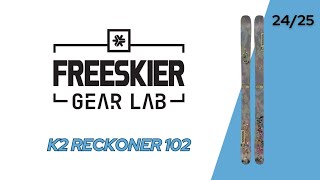 FREESKIER Gear Lab First Impression K2 Reckoner 102 [upl. by Meyer]