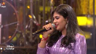 Konjam Nilavu Song by SreenidhiRamakrishnan😍  Super Singer 10 Grand Finale  Super Singer 10 [upl. by Nidya10]