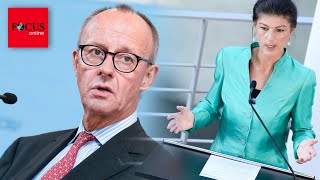 Jetzt geht die CDUBasis gegen ein Bündnis mit Wagenknecht auf die Barrikaden [upl. by Low]