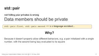 Hiding Your Implementation Details in C is Not So Simple  Amir Kirsh  C on Sea 2024 [upl. by Porche71]