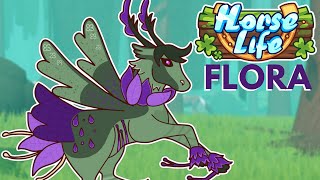 We Got a SNEAK PEEK At The UNRELEASED FLORA SPECIES in HORSE LIFE on ROBLOX [upl. by Coh]